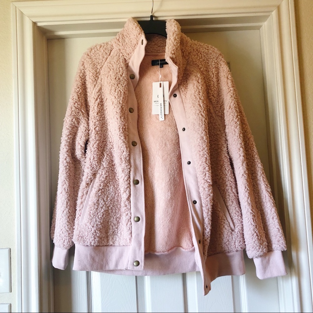 SOLD. Sherpa jacket